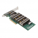 RAID-контроллер MICROCHIP Adaptec SmartRAID 3254-8i/e (3254C8IXS) PCIe 4.0 x8, LP, 24G SAS/SATA/NVMe, RAID 0,1,5,6,10,50,60, 8port(1x SFF-8654), 4GB Cache, Cache Backup, maxCache, конденсатор в комплекте, RTL (S1)