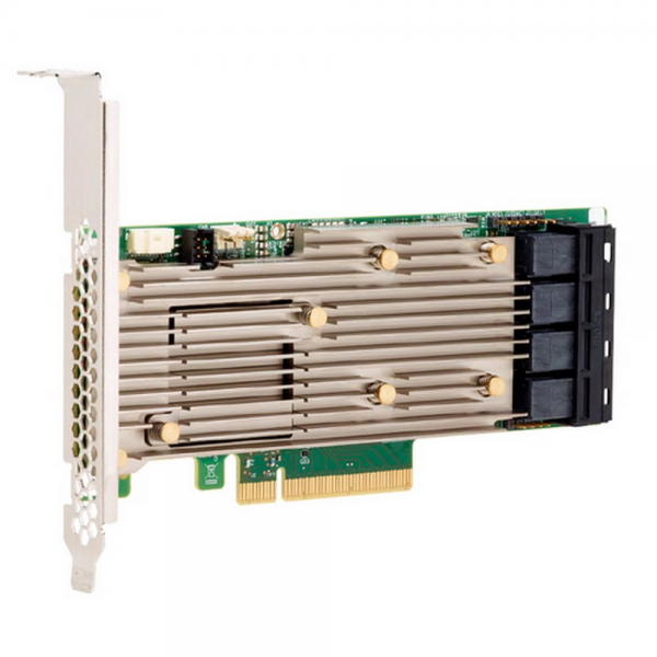 RAID-контроллер Broadcom 9460-16I SGL  (05-50011-00 / 03-50011-30007 / 03-50011-30008 / 03-50011-30009 / 03-50011-30010 / 03-50011-30011) PCIe 3.1 x8 LP, SAS/SATA/NVMe, RAID 0,1,5,6,10,50,60, 16port(4* int SFF8643), 4GB Cache, 3516ROC, RTL (Sn) {5}, (0036