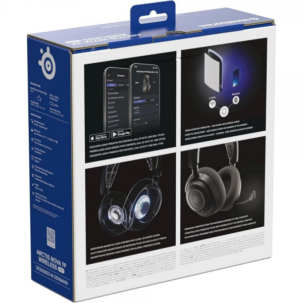 Наушники SteelSeries Arctis Nova 7P Wireless (Gen 2) Black