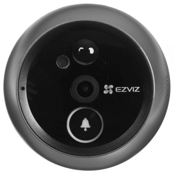 Сенсорный дверной глазок Ezviz DP2C Silver с поддержкой Wi-Fi