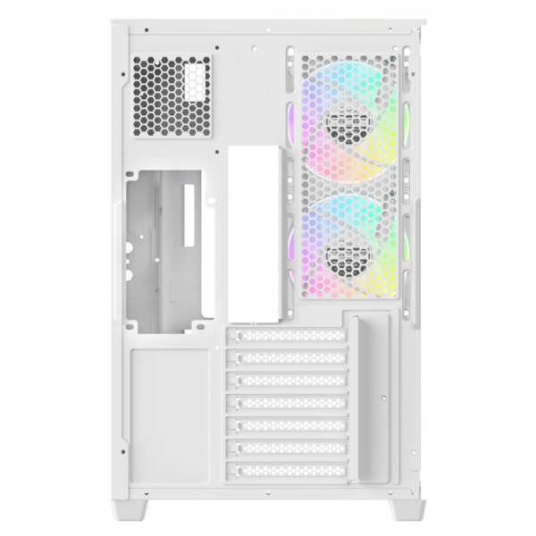 Корпус для ПК Ocypus  Delta C74 WH ARGB ATX / win / white / 2 ARGB fans / no PSU /Tempered Glass