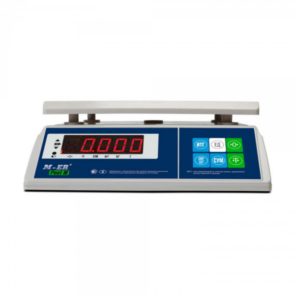 Фасовочные настольные весы MERTECH M-ER 326 AFU-6.1 