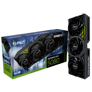 Видеокарта Palit RTX5080 GAMINGPRO V1 16GB GDDR7 256bit 3xDP HDMI 3FAN RTL