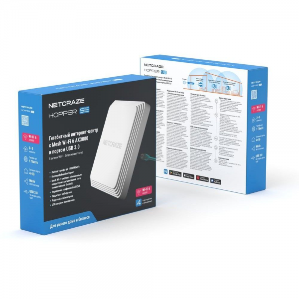 Беспроводной маршрутизатор Netcraze Hopper SE (NC-3812)