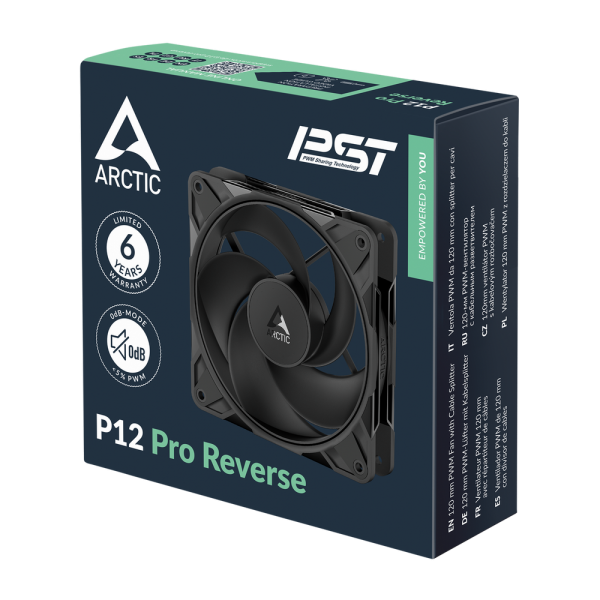 Вентилятор корпусной ARCTIC P12 PRO Reverse Value Pack 3 шт. (ACFAN00332A)