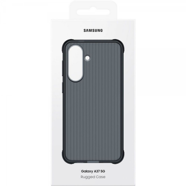 Чехол-накладка Rugged Case A37 5G, чёрный (EF-RA376CBEGRU)