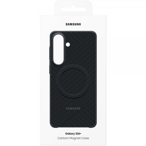 Чехол Carbon Magnet Case Galaxy S26+, чёрный (EF-KS947SNEGRU)