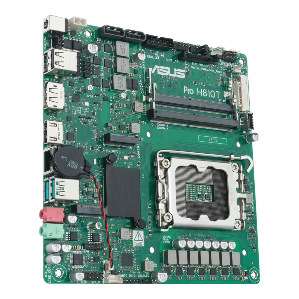 Материнская плата ASUS PRO H810T-CSM LGA1851 mini-ITX 2xDDR5 M.2 DP HDMI GLAN
