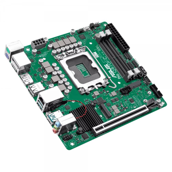 Материнская плата ASUS PRO Q870I-C-CSM LGA1851 mini-ITX 2xDDR5 PCIEx16 M.2 USB-C 2xDP HDMI GLAN