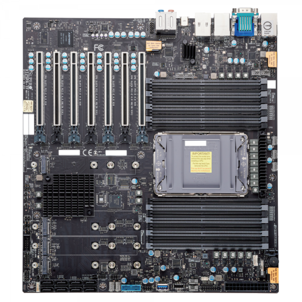 Материнская плата SuperMicro MBD-X12SPA-TF-O LGA4189, C621A, 16*DDR4(3200), 4*M.2, 7*PCIE, 10Glan, Glan, IPMI lan, USB Type-C, 4*USB 3.2, VGA, 2*COM