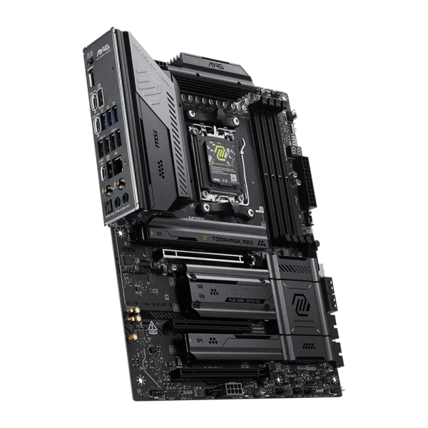 Материнская плата MSI MAG X870E TOMAHAWK MAX WIFI X870E, AM5, 4*DDR5, 3*PCIEx16, 4*M.2, 2*TypeC, 2*USB3.2Gen2, 7*USB3.2Gen1, 8*USB2.0, 4*SATA3.0, 5G, 2*Type-C(DP), HDMI, ATX, RTL