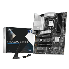 Материнская плата MSI PRO Z890-S WIFI6E Z890, LGA1851, 4*DDR5, 4*PCIEx16, 3*M.2, 2*TypeC, 8*USB3.2 Gen1, 4*USB2.0,  4*SATA3, 2.5G, DP, HDMI, ATX, RTL
