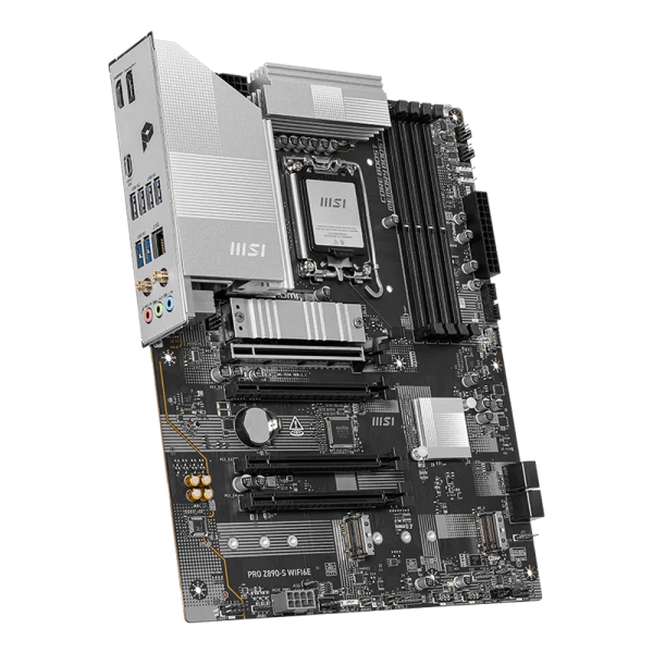 Материнская плата MSI PRO Z890-S WIFI6E Z890, LGA1851, 4*DDR5, 4*PCIEx16, 3*M.2, 2*TypeC, 8*USB3.2 Gen1, 4*USB2.0,  4*SATA3, 2.5G, DP, HDMI, ATX, RTL