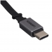 Сетевое зарядное устройство с выдвижным кабелем UGREEN X614 (65822) 45W GaN Fast Charger USB-C&USB-A with Retractable Cable USB-C. Цвет: серый космос