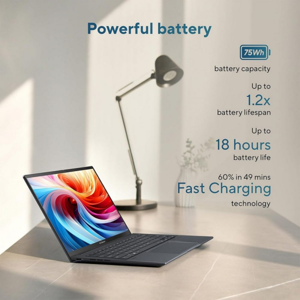 Ноутбук ASUS Zenbook 14 UX3405CA-U7512 Intel Core Ultra 7 255H/16Gb (soldered D5)/SSD512Gb/UMA/14