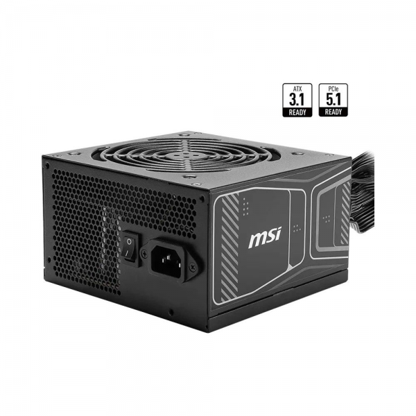 Блок питания ПК MSI MAG A750GN PCIE5 , 750W, 80+ Gold, НЕ модульный, ATX 3.1, PCIE5.1, RTL