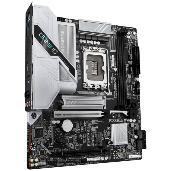 Материнская плата Gigabyte B860M GAMING WIFI6 B860, LGA1851, 2*DDR5, 2*PCIEx16, 2*M.2, 1*TypeC, 5*USB3.2Gen1, 7*USB2.0, 4*SATA3.0, 2.5G, DP, HDMI, M-ATX, RTL