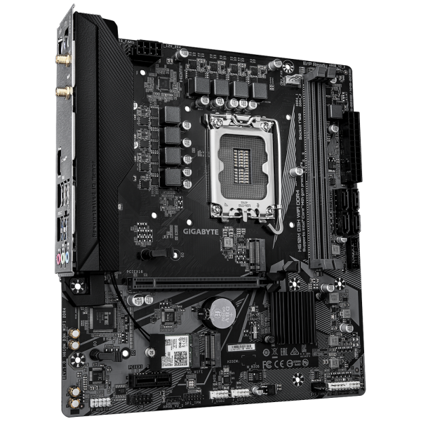 Материнская плата Gigabyte H610M D3H WIFI DDR4 H610, LGA1700, 2*DDR4, 1*PCIEx16, 1*PCIEx1, 2*M.2 4*USB3.2Gen1, 8*USB2.0, 4*SATA3.0, 1G, HDMI, M-ATX, RTL