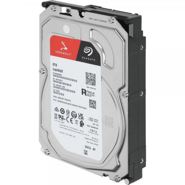 Жесткий диск Seagate SATA-III 8TB ST8000VN002 NAS Ironwolf 512E (5400rpm) 256Mb 3.5