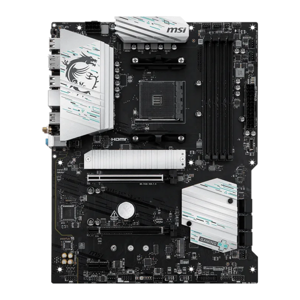 Материнская плата MSI B550 GAMING WIFI B550, AM4, 4*DDR4, 2*PCIEx16, 1*PCIEx1, 2*M.2, 2*TypeC, 1*USB3.2Gen2, 4*USB3.2Gen1, 8*USB2.0, 6*SATA3.0, 1G, DP, HDMI, ATX, RTL