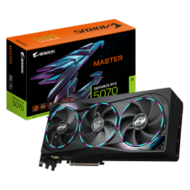 Видеокарта AORUS Bad Pack RTX5070 MASTER 12GB GDDR7 192bit 3xDP HDMI 3FAN RTL bp