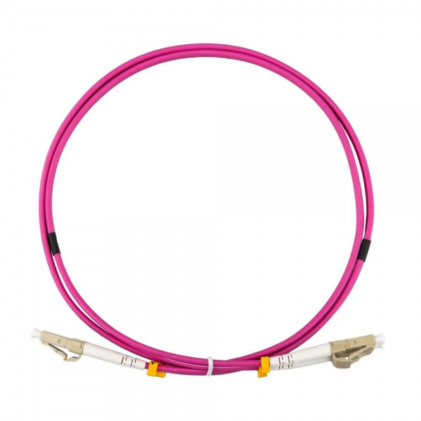 Кабель оптический REXANT 50-2611-25 Патч-корд волоконно-оптический (шнур) MM 50/125 (OM4), LC/UPC–LC/UPC, duplex, 3mm, LSZH, 25м, REXANT