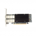 Сетевой адаптер STLab N-1200 2x100GbE (100/50/40/25/10GbE), PCIe 4.0 x16, QSFP56, BCM57508 Ethernet Adapter
