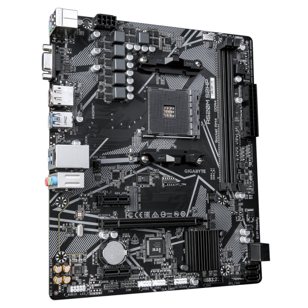 Материнская плата Gigabyte A520M S2HP A520, AM4, 2*DDR4, 1*PCIEx16, 2*PCIEx1, 1*M.2, 6*USB3.2Gen1, 8*USB2.0, 4*SATA3.0, 1G, VGA, DP, HDMI, M-ATX, RTL