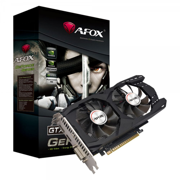 Видеокарта Afox GTX1050Ti 4GB GDDR5 128bit DVI DP HDMI 2FAN RTL