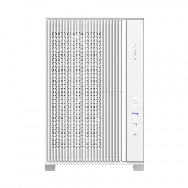Корпус Case ID-Cooling FLOW 500 AIR White mATX/win TG/2 fans/Gen2 Type C/CPU 180mm/GPU 403mm/ no PSU