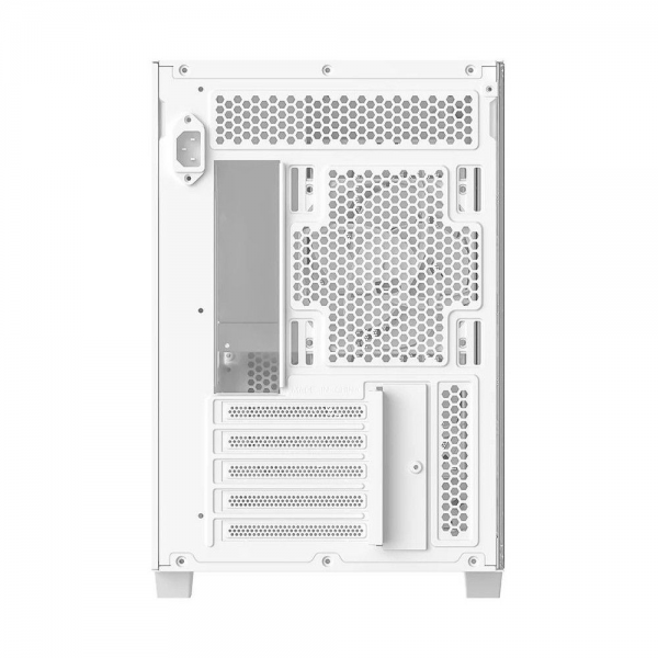 Корпус Case ID-Cooling FLOW 500 AIR White mATX/win TG/2 fans/Gen2 Type C/CPU 180mm/GPU 403mm/ no PSU