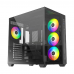 Корпус Case ID-Cooling VIEW 510 ARGB Black ATX/win TG/4 fans/Gen2 Type C/CPU 162mm/GPU 407mm/ no PSU