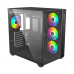 Корпус Case ID-Cooling VIEW 510 ARGB Black ATX/win TG/4 fans/Gen2 Type C/CPU 162mm/GPU 407mm/ no PSU