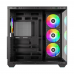 Корпус Case ID-Cooling VIEW 510 ARGB Black ATX/win TG/4 fans/Gen2 Type C/CPU 162mm/GPU 407mm/ no PSU