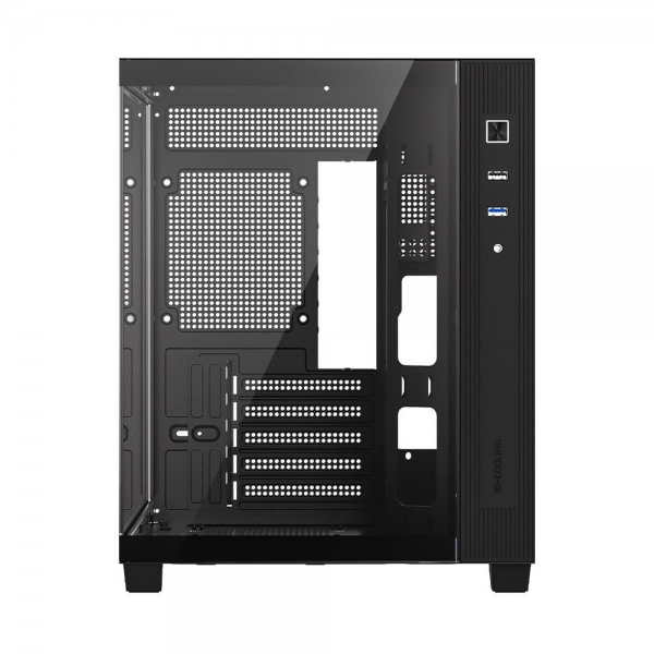 Корпус Case ID-Cooling VIEW 500 Black mATX/ win TG/no fan/ Gen2 Type C/ CPU 162mm/ GPU 407mm/ no PSU