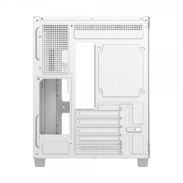 Корпус Case ID-Cooling VIEW 500 White mATX/win TG/ no fan/ Gen2 Type C/ CPU 162mm/ GPU 407mm/ no PSU