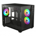 Корпус Case ID-Cooling VIEW 500 ARGB Black mATX/win TG/3 fans/Gen2 Type C/CPU 162mm/GPU 407mm/no PSU