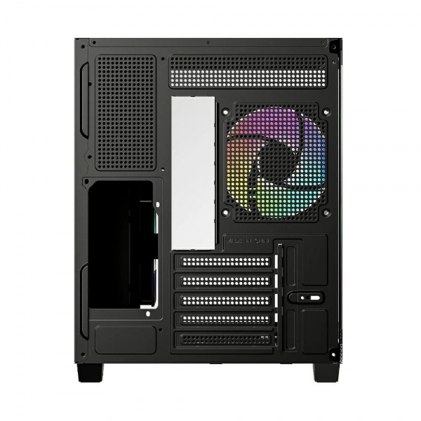 Корпус Case ID-Cooling VIEW 500 ARGB Black mATX/win TG/3 fans/Gen2 Type C/CPU 162mm/GPU 407mm/no PSU
