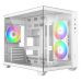 Корпус Case ID-Cooling VIEW 500 ARGB White mATX/win TG/3 fans/Gen2 Type C/CPU 162mm/GPU 407mm/no PSU