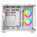 Корпус Case ID-Cooling VIEW 500 ARGB White mATX/win TG/3 fans/Gen2 Type C/CPU 162mm/GPU 407mm/no PSU
