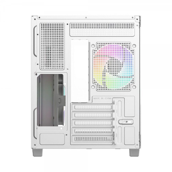Корпус Case ID-Cooling VIEW 500 ARGB White mATX/win TG/3 fans/Gen2 Type C/CPU 162mm/GPU 407mm/no PSU