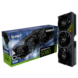 Видеокарта Palit RTX5080 GAMINGPRO OC 16GB GDDR7 256bit 3xDP HDMI 3FAN RTL