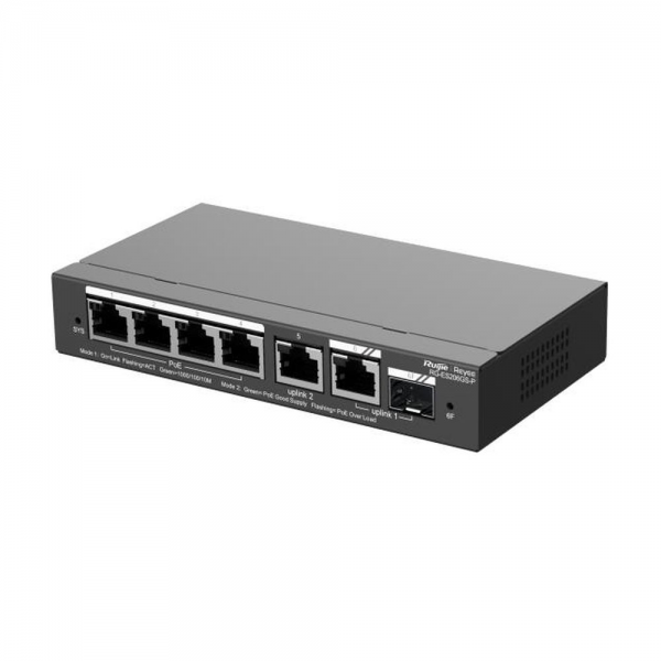 PoE Коммутатор, управляемый Ruijie/Reyee RG-ES206GS-P
