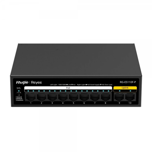 PoE Коммутатор Ruijie/Reyee RG-ES110F-P