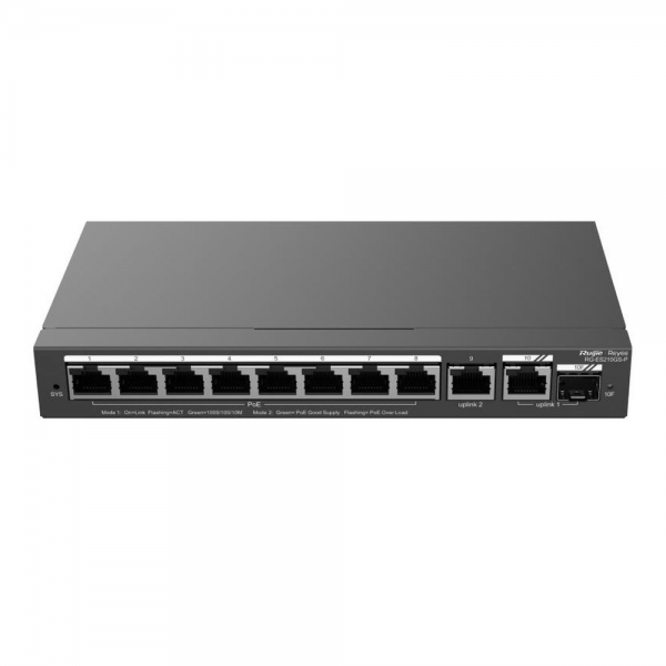 PoE Коммутатор, управляемый Ruijie/Reyee RG-ES210GS-P