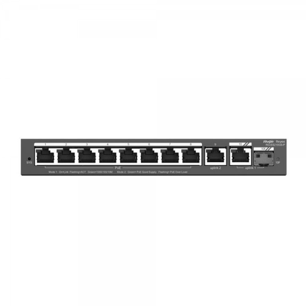 PoE Коммутатор, управляемый Ruijie/Reyee RG-ES210GS-P