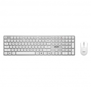 Комплект клавиатура и мышь MSI FORGE K210 W COMBO WHITE RU
