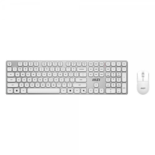 Комплект клавиатура и мышь MSI FORGE K210 W COMBO WHITE RU