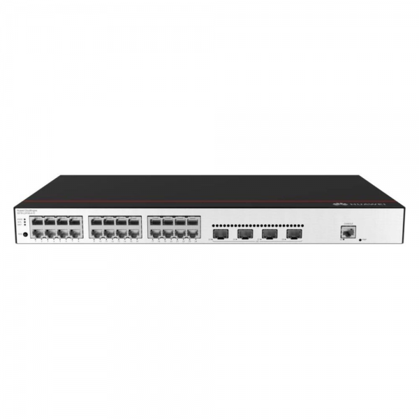 Коммутатор Huawei S5735-L24T4S-A-V2  (24*10/100/1000BASE-T ports, 4*GE SFP ports, AC power), L-MLIC-S57L