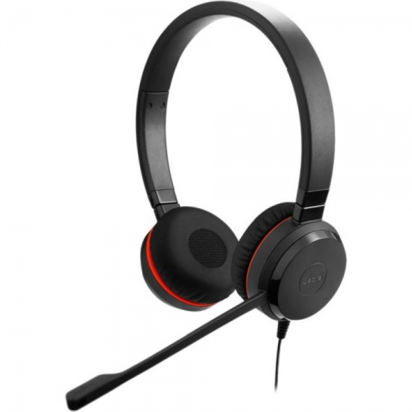 Проводная гарнитура Jabra Evolve 20 SE, Stereo MS, USB C/A adapter, Leather (PN:4999-823-369)